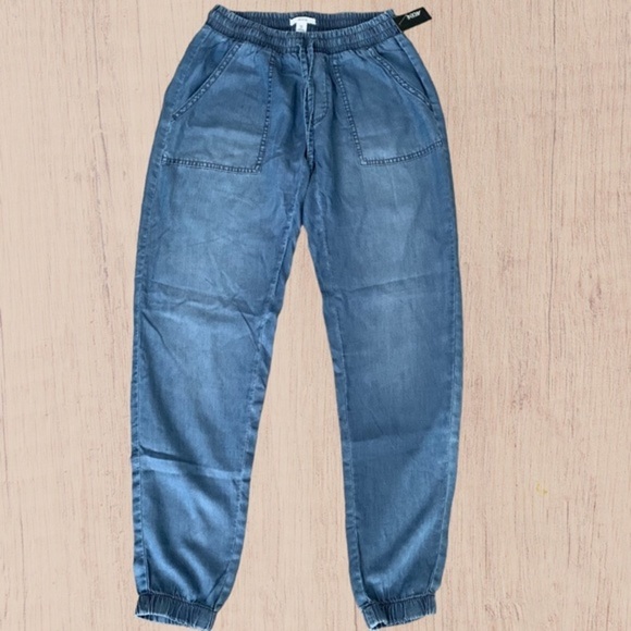 Medium wash denim Joggers tencel XSmall - Picture 2 of 8